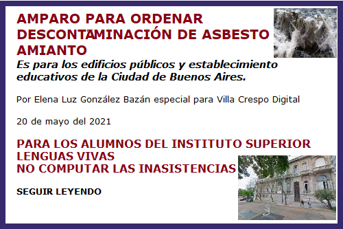 AMPARO ASBESTO Y LENGUAS VIVAS